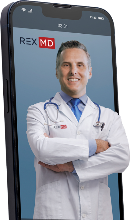 Dr. Anthony Puopolo is smiling on the phone screen